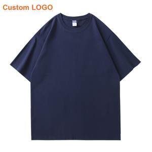 T-shirt homme T-<span class=keywords><strong>paita</strong></span> coupe ample 270 grammes, col rond, manches courtes, coton, style streetwear décontracté - Product Image 1