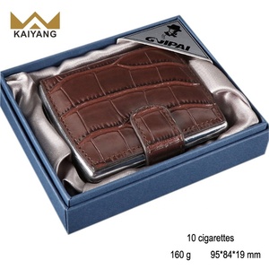Kaiyang étui à cigarettes usine personnalisé paquet de cigarettes manchon 20 hommes étui à cigarettes <span class=keywords><strong>en</strong></span> métal <span class=keywords><strong>en</strong></span> <span class=keywords><strong>cuir</strong></span> Pu - Product Image 3
