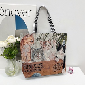 Bolso de Hombro Pequeño de Moda Vintage con Bordado de Animales (Gatos y Perros) al por Mayor de Fábrica - Product Image 2
