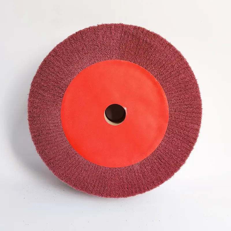 7447 High Quality Nylon Fiber Flap Wheel Buffing Wheel And Abrasive Non-woven Grinding Wheel For Stainless Steel Polishing Grind