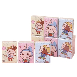 Giá bán buôn mềm gói giấy mỏng Gỗ ban đầu bột giấy Túi mô biểu tượng tùy chỉnh khăn tay giấy 3 lớp giấy mỏng - Product Image 4