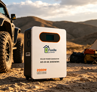 Station Portable Tout-en-un 2000W 4000Wh LiFePO4 avec Panneau Solaire, Onde Sinusoïdale Pure, Plug & Play pour Maison, Camping, Extérieur et Urgences Domestiques