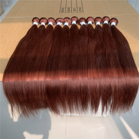 Brasilianische Body Wave Haar-Extensions Bundles 3/4 Bundles Deals Remy Echthaar Verlängerung 33# Braun Rot Blond 100% Echthaar Strähnen