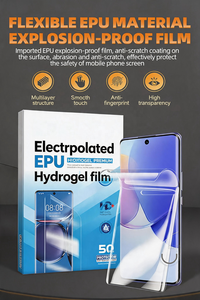 Película Protectora de Pantalla de Hidrogel EPU Electrochapada Antihuellas y Autorreparable para Máquina de Corte, Antipolvo, Tacto Suave - Product Image 6