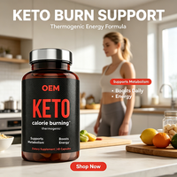 Perte de graisse abdominale, brûleur de graisse du ventre, capsules de suppléments à base de plantes Keto pour femmes adultes