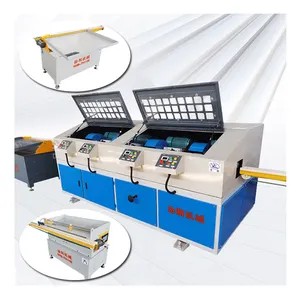 Xieli Machinery Four head stainless steel tube grinding and polishing machines are used for polishing before and after plating