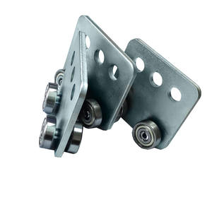 Rouleaux de rideau en acier <span class=keywords><strong>pour</strong></span> camion, rouleaux de porte de grange suspendus, rail de <span class=keywords><strong>chariot</strong></span>, roue, Unistrut, acier allié ASTM, découpe, soudage, pliage - Product Image 3