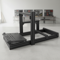 Plateforme de mouvement personnalisée 4 et 6 DOF, simulateur de cockpit, rig de simulation de course multijoueur pour divertissement et centres commerciaux