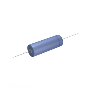 ตัวเก็บประจุแบบ Through Hole รุ่น WBR8-350A ยี่ห้อ Manufacturer Channel 8 uF CAP ALUM 8UF 350V AXIAL TH - Product Image 1