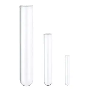 Preço barato tubos de ensaio de vidro tubo pronto para uso