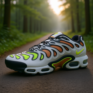 Zapatillas de Running Nike Air Max Plus Drift para Hombre, Color Plateado Claro, Gris Humo Oscuro, Marrón Ámbar, Volt, Parte Superior de Malla, Entresuela de EVA, Deportivas de Verano - Product Image 2
