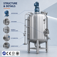 Cuve de Fermentation de Yaourt en Acier Inoxydable 500L 1000L Qualité Alimentaire pour Produits Laitiers