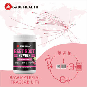 Complément Alimentaire OEM Biologique en Poudre de Betterave Rouge, Complexe de Vitamines Naturelles, Antioxydant, Soutien à la Santé Vasculaire et Digestive - Product Image 4