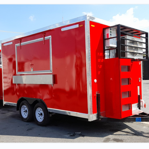 Camión de Comida Móvil para Exteriores con Cocina Totalmente Equipada para Concesiones en Centros Comerciales, Incluye Quiosco para Hot Dogs - Product Image 6