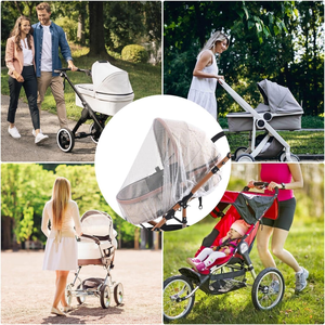 มุ้งกันยุงสำหรับเด็กทารกลายดอกไม้ตาข่ายหนาทึบระบายอากาศได้ดีพับได้อเนกประสงค์ - Product Image 4