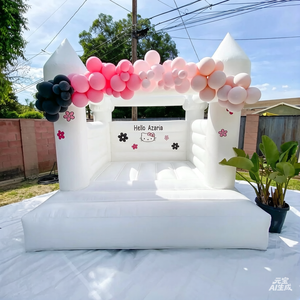 Castillo Inflable Blanco - Castillo Gigante para Niños, Fiestas <span class=keywords><strong>de</strong></span> <span class=keywords><strong>Cumpleaños</strong></span>, Bodas y Eventos - Product Image 3