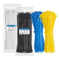 Attaches de câbles robustes en PA66 résistant aux UV, 12 pouces, attaches en plastique étanches pour l'extérieur, attaches industrielles