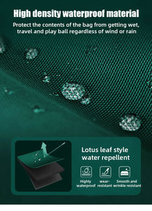 Bolsa <span class=keywords><strong>de</strong></span> Viaje para <span class=keywords><strong>Golf</strong></span> PGM Ligera y Portátil con Ruedas, Diseño Acolchado <span class=keywords><strong>de</strong></span> Tela Impermeable, Plegable, Personalizable HKB019 - Product Image 5