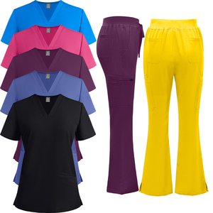 Conjuntos <span class=keywords><strong>de</strong></span> <span class=keywords><strong>Uniformes</strong></span> Médicos Vibrantes Multicolores para <span class=keywords><strong>Mujer</strong></span> |   <span class=keywords><strong>Uniformes</strong></span> Médicos Estampados Premium 2025, Suministro al por Mayor OEM - Product Image 3