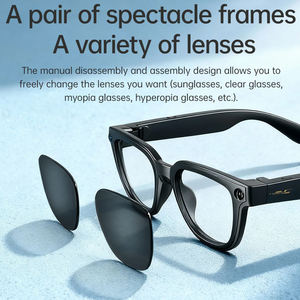 Lunettes intelligentes AI tendance avec caméra HD 8MP, enregistrement vidéo, traduction en temps réel, lecteur de musique, lunettes audio sportives - Product Image 6