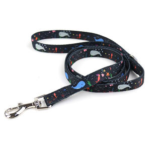 पर्यावरण के अनुकूल टिकाऊ आरामदायक पालतू कॉलर व्हेल पैटर्न प्यारा नीला मिलान कुत्ते कॉलर और छोटे से बड़े कुत्तों के लिए पट्टा - Product Image 6