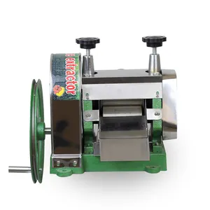 Máquina manual de espremedor de cana-de-açúcar, mini máquina espremedor manual de cana-de-açúcar, extrator de suco manual