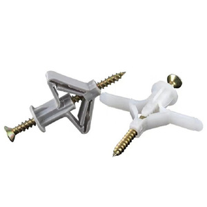 Tappo rotondo in Nylon di plastica con viti autofilettanti per mobili foro rotondo 8mm 10mm tappi per fori in plastica - Product Image 1