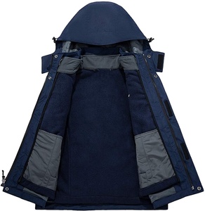 Men's Outdoor Winter Warm <strong>3</strong> <strong>in</strong> <strong>1</strong> Ski PU Coating <strong>Waterproof</strong> Water Resistant Hooded Snow <strong>Jacket</strong> - Product Image 1