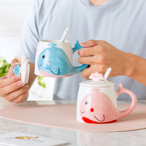 Tasses en céramique 3D à succès – Mignonne tasse à café en forme de baleine – Cadeau idéal – Tasse animale - Product Image 3