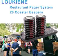 Système d'appel pour restaurants : Pagers clients pour Food Truck, Église, Crèche, Clinique, Café, Bar avec vibration, flash et buzzer