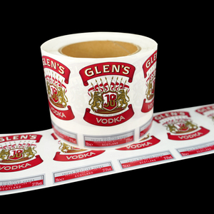 Biểu Tượng Tùy Chỉnh In Ấn 375Ml <span class=keywords><strong>500Ml</strong></span> 750Ml Thủy Tinh Rượu Whisky <span class=keywords><strong>Vodka</strong></span> Chai Rõ Ràng Chai Thủy Tinh Hiệu ứng Bóng Nhãn - Product Image 2