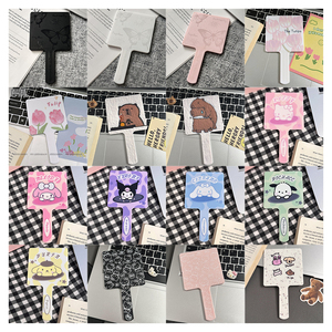 Xách Tay Mini Phim Hoạt Hình Dễ Thương Cầm Tay Gương Đơn Giản Xử Lý Nhỏ Gọn Túi Vuông Cho Cô Gái Mỹ Phẩm Trang Điểm Vẻ Đẹp Gương Công Cụ - Product Image 2