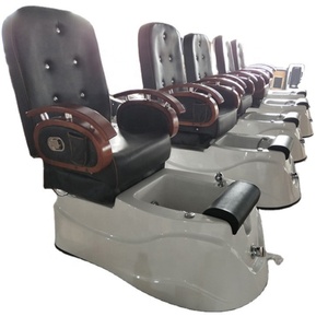 Kisen Luxury Beauty Nail Salon Electric Pipeless Whirlpool Foot Spa Full Body European Touch Massage Manicure Pedicure Chair - Product Image 1