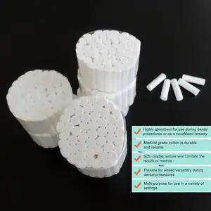 Nosebleed Plugs Algodão Dental Rolls Não-Estéril 100% Absorvente Alto Nariz Tampões Rolados De Bola De Algodão Nariz De Sangramento Rolha