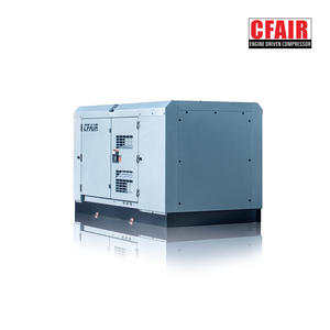 Compresseur d'air à vis double lubrifié CFAIR 275CFM 7BAR 101.5PSI, moteur diesel, type boîte, refroidisseur, <span class=keywords><strong>location</strong></span>, <span class=keywords><strong>marteau</strong></span>-<span class=keywords><strong>piqueur</strong></span>, sablage - Product Image 4