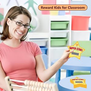 Tarjetas con Forma de Estrella, Premios para el Aula, Tarjetas Rasca y Gana Personalizadas para Niños, Haz Tu Propia Tarjeta Rasca y Gana - Product Image 6