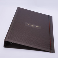 Classeur à anneaux en cuir A4 A6 A7 personnalisé classeur budget pour la couverture de carnet de notes