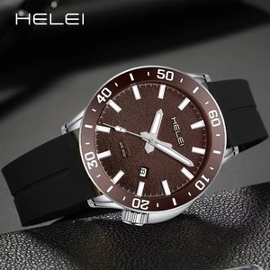 Helei 9005, relojes de pulsera de lujo de 30M, impermeables, para hombre, reloj de negocios, luminoso, nocturno, movimiento de cuarzo japonés <span class=keywords><strong>Original</strong></span> - Product Image 3