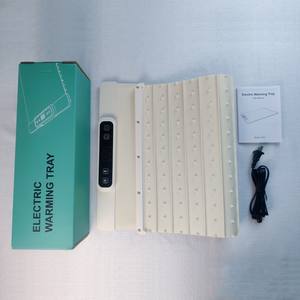 Plateau chauffant en silicone <span class=keywords><strong>de</strong></span> qualité supérieure, pliable, très vendu, pour la restauration |   <span class=keywords><strong>Tapis</strong></span> chauffant électrique pour aliments à surface chauffante complète avec contrôle <span class=keywords><strong>de</strong></span> température à 5 niveaux - Product Image 6