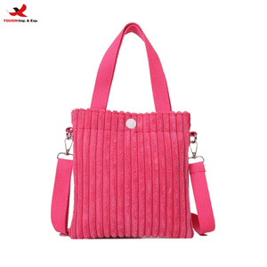 Korean Style Corduroy Crossbody Bag <b>Small</b> Tote Bag Purse Phone Bag Women Fashion Shoulder Designer <b>Handbag</b> RTS Bulk Mixed Order - Product Image 1