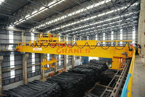 Grúa Puente de Doble Viga para Levantar Barras de Acero de 25t con Imán Eléctrico, Precio de Viga - Product Image 6