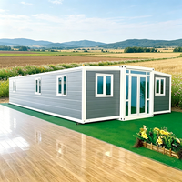 Maison conteneur extensible abordable de 20 pieds et 40 pieds, maison préfabriquée économique, prête à l'emploi, personnalisable, solaire disponible