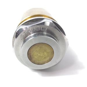 Staubli Sensor <b>Connector</b> K81558647E Round <b>Quick</b> Connect Industrial Use PC Housing - Product Image 3