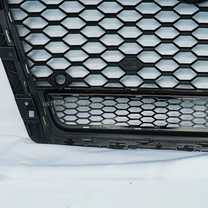 New OEM Custom Glossy Black Honeycomb Mesh <b>Car</b> Grille Audi A4L/S4 B9 2017-2019 ABS Material Black Frame High Quality PNB Brand - Product Image 3