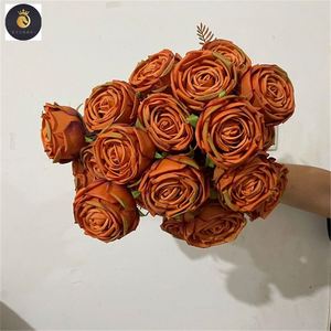 Floristería EV que suministra flores decorativas para bodas, decoración del hogar, flores artificiales, ramo de rosas de seda - Product Image 4
