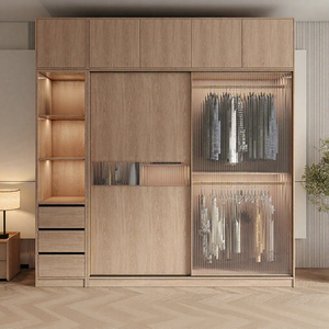 Armario de Madera Maciza Moderno y Ecológico con Puerta Corredera, Precio Competitivo, Calidad Superior, Gran Venta - Product Image 2