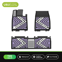 Tapis de sol de voiture en TPE pour Xiaomi SU7, couverture complète 5D, LHD, toutes saisons, imperméable, antidérapant, inodore, tapis de sol de voiture