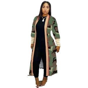 Nuevo Diseño de Cárdigan Largo de <span class=keywords><strong>Punto</strong></span> para Otoño e Invierno, Suéter para Mujer al por Mayor - Product Image 1