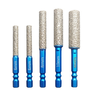 Brocas de Diamante de 6 mm con Vástago Hexagonal de 6 mm, Recubrimiento de Diamante, Fácil Extracción de Virutas, Herramienta de Pulido y Recorte Rotatorio - Product Image 1