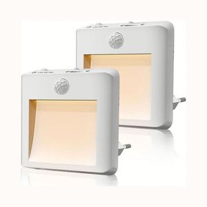 Motion <b>Sensor</b> <b>LED</b> Night <b>Light</b> European and American Plug Family Bedroom Corridor Lighting Stair Bedside <b>Light</b> Dimming Sleep - Product Image 1